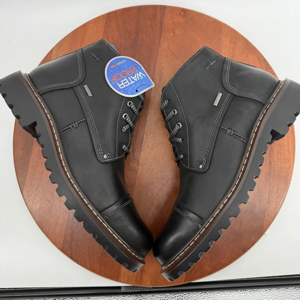 Josef Seibel Chance 53 Mens Boots Mocca‎ Crazy Horse Leather Size EU45/US11-11.5